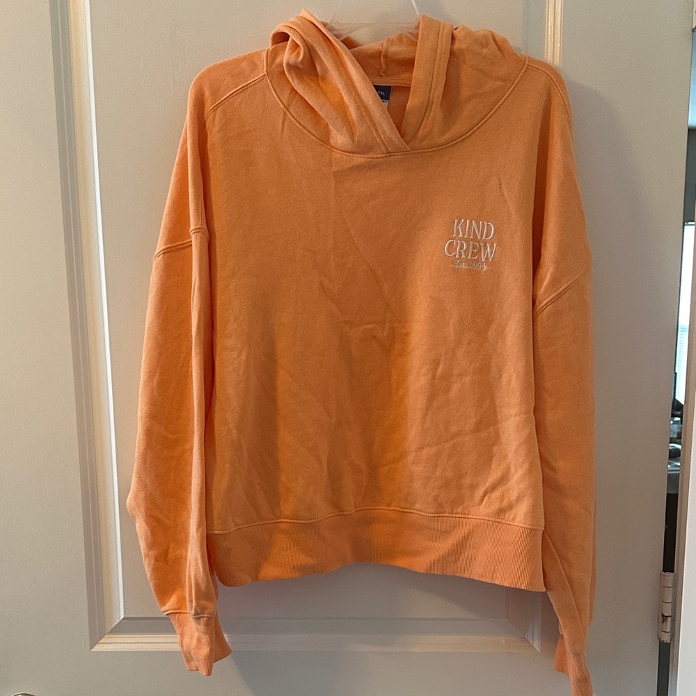 Old Navy orange cropped hoodie